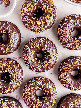 Chocolate Donuts with Sprinkles – Broken Oven Baking