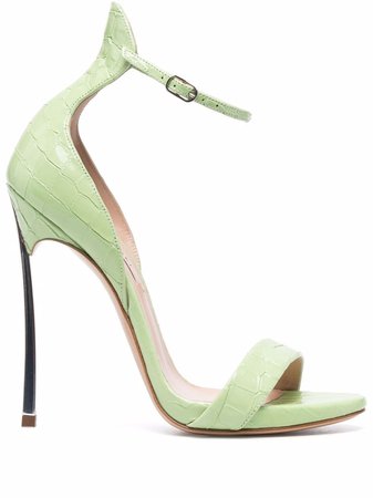 Shop Casadei Cappa Blade Lacroc sandals with Express Delivery - FARFETCH