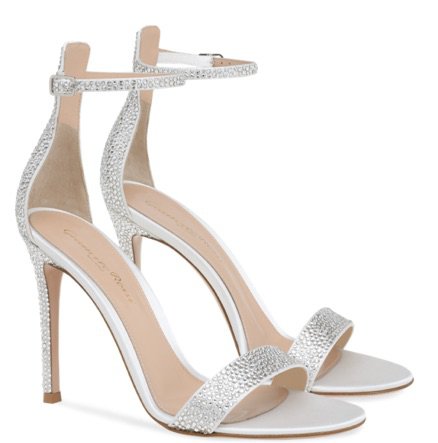 Silver Heeled Sandals