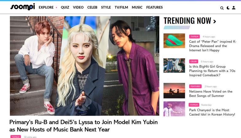 Soompi Article about Lyssa 1