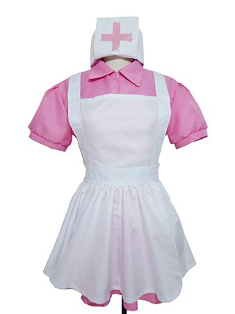Amazon.com: Xiao Wu Generation I Nurse Joy Uniform Outfit Pink Dress Cosplay Costume: Gateway