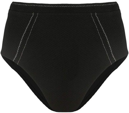 panelled high-waisted bikini bottoms