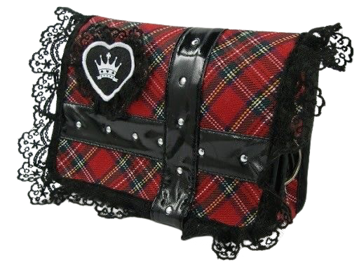 punk lolita messenger bag