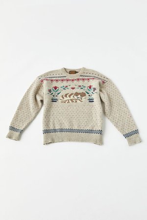 Vintage Cat Graphic Sweater | Urban Outfitters