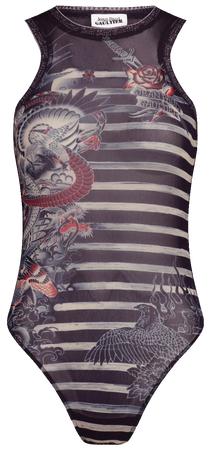 Jean Paul Gaultier- The Blue Sailor Tattoo Bodysuit