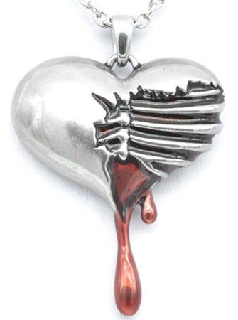 "Bleeding Heart" Necklace by Controse - Inked Shop