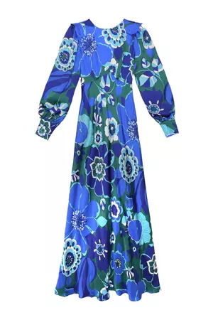 Marni - Floral Blue – RIXO ⋆ maxi dress pattern