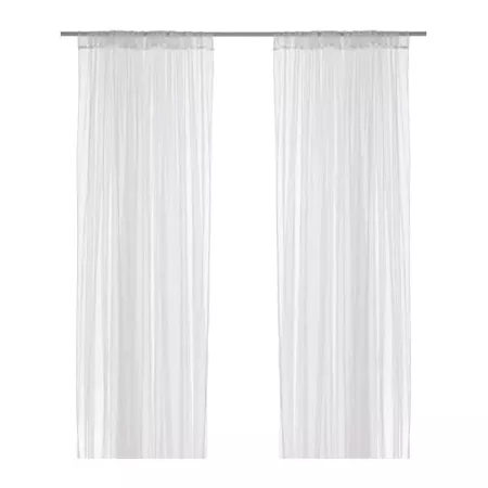 LILL Lace curtains, 1 pair - IKEA