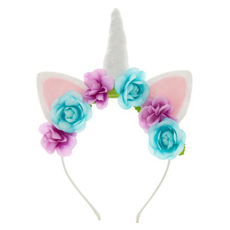 Pastel Unicorn Flower Headband | Claire's US