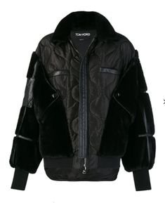 TOM FORD patchwork zipped jacket $4,800