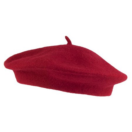 kids red beret hat