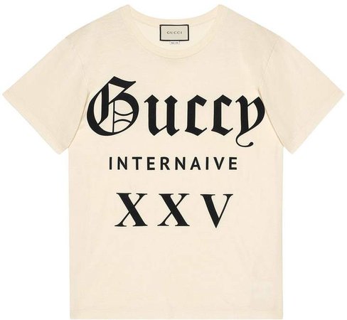 Guccy Internaive XXV cotton T-shirt