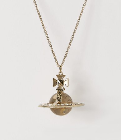 Vivienne Westwood Women's Necklaces | Vivienne Westwood - Pina Orb Pendant Gold Tone