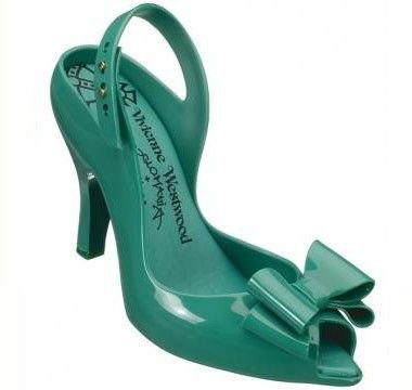 Melissa for Vivienne Westwood - Lady Dragon green with bow | Vivienne westwood melissa shoes, Melissa shoes, Bright shoes