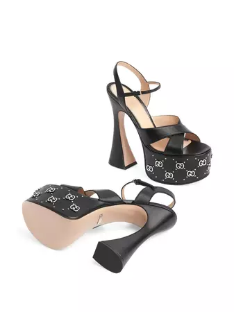 Gucci GG stud-detailed Platform Sandals - Farfetch