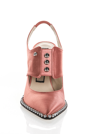 6528 Fiorangelo Sandals / Coral | Italian Designer Shoes | Rina's Store