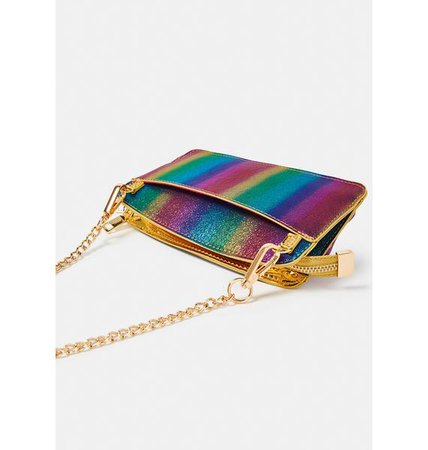 Betsey Johnson Rainbow Bright Patch Crossbody Bag | Dolls Kill