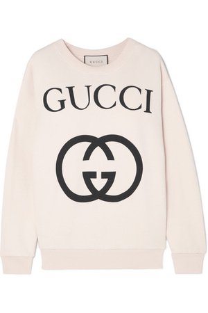 Gucci | Printed cotton-terry sweatshirt | NET-A-PORTER.COM