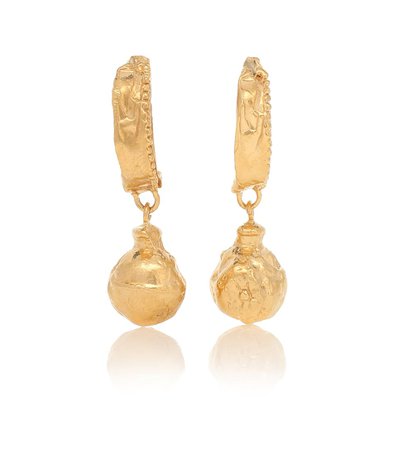Alighieri - The Fragments on the Shore 24kt gold-plated earrings | Mytheresa