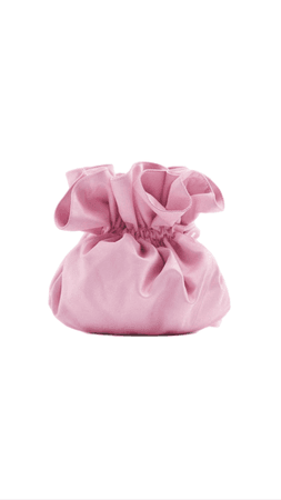 Zara-Pink Satin Bag