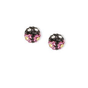 Sterling Silver Ice Cream Cone Stud Earrings - Pink | Claire's US