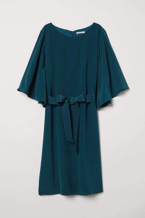 Silk Dress - Turquoise