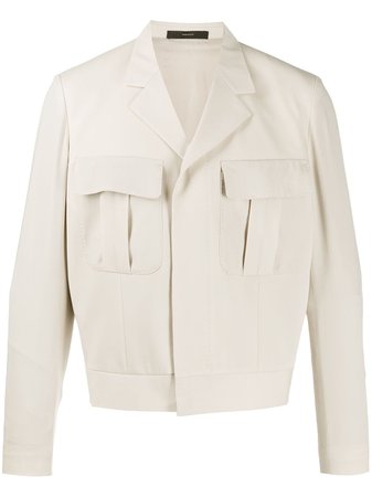 Paul Smith Two Pocket Fitted Jacket M1R1939A01031 Neutral | Farfetch