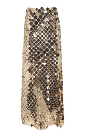 Paco Rabanne Sequin Maxi Skirt Size: 34