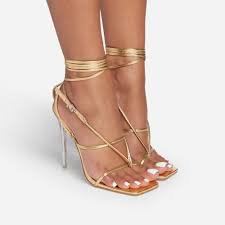 gold square toe heels - Google Search