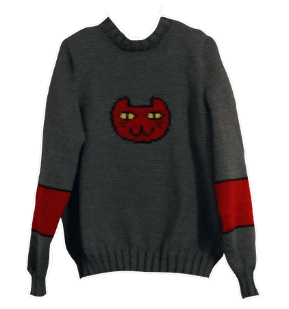 marceline sweater black and red adventure time