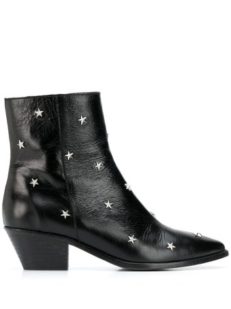 Shop black Zadig&Voltaire Tyler star studs bootswith Express Delivery - Farfetch