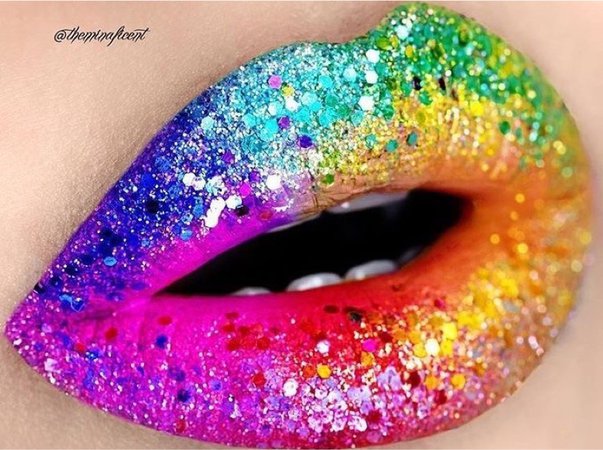 rainbow lip