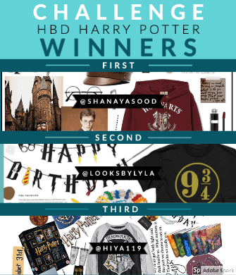 HBD Harry Potter winners ShopLook post
