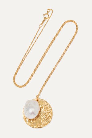 Gold The Remedy Chapter ii gold-plated pearl necklace | Alighieri | NET-A-PORTER