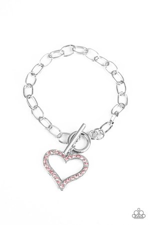 March To A Different Heartbeat | Pink Diamond Bracelet