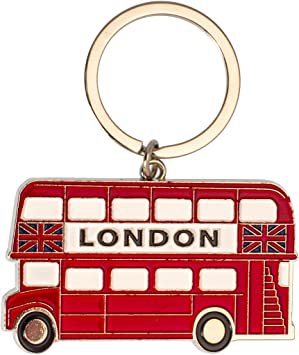 Awnhill London Bus Enamel key ring: Amazon.co.uk: Toys & Games