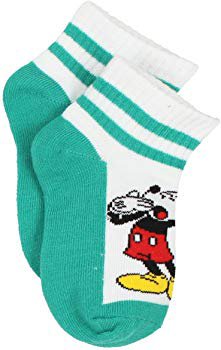 Amazon.com: Mickey Mouse Little Boys 6 pack Socks (2T-4T Toddler (Shoe: 4-7), Stripes No Show): Clothing