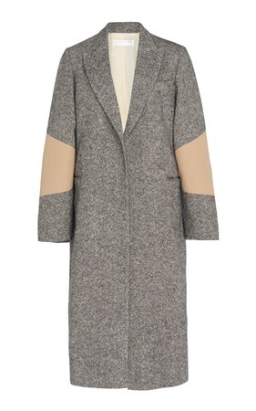 Patch Sleeve Tailored Wool Coat by Victoria Beckham | Moda Operandi