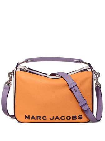 Shop orange & neutral Marc Jacobs The Softbox 23 colour-block bag with Express Delivery - Farfetch