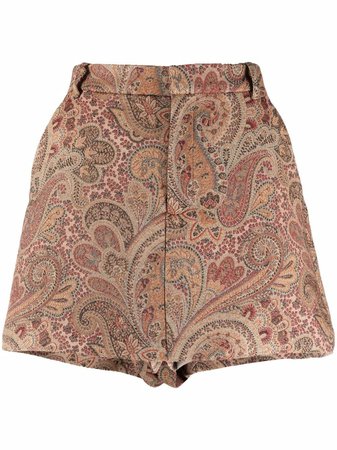 Etro jacquard short culottes - FARFETCH