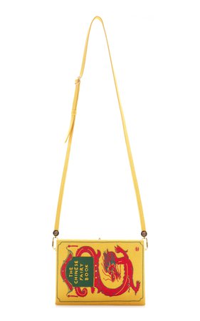 Chinese Fairy Book Embroidered Canvas Book Clutch with Strap by Olympia Le-Tan | Moda Operandi
