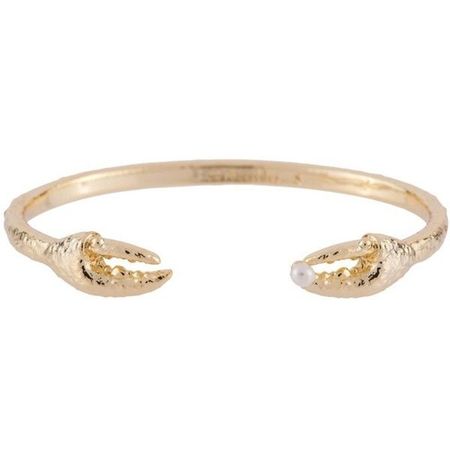 Gold Crab Claw Bracelet