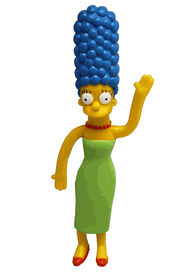 The Simpsons Marge Bendable Figure - Action Figure
