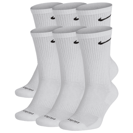 Nike 6 Pack Dri-FIT Plus Crew Socks - Men's | Foot Locker