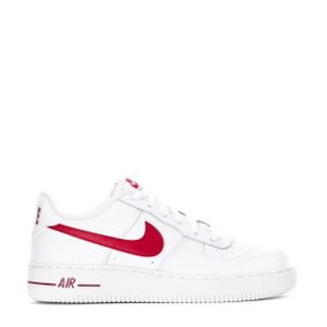 Air Force 1 Low - Boys Youth in White/Gym Red by Nike | WSS