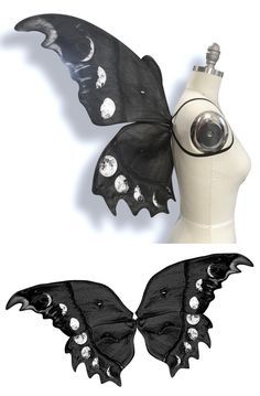 sosuperawesome: Moth and Butterfly Costume WingsMoon Moth Wings on Etsy