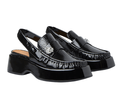Retro slip on loafers by Ganni