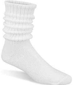 women’s white slouch socks