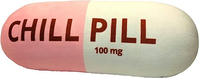 Amazon.com: MRJ Products Chill Pill Pillow - Pink Preppy Cute Trendy Room Decor Aesthetic Throw Pillows, College Dorm Teenager Y2K Teacher Doctor Nurse Lawyer Student Friend Sister Birthday for her : Home & Kitchen