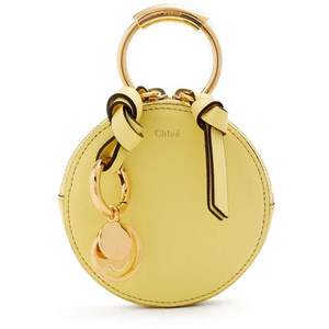 Round mini leather coin purse for $340.00 available on URSTYLE.com